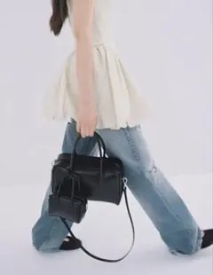 ZARA スウェードシティバッグ