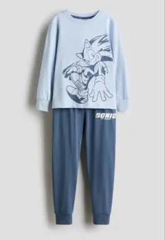 【新品未開封】ソニックザヘッジホッグ 長袖 パジャマ上下セット120/130
