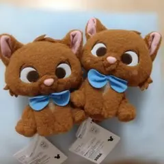 おしゃれキャット 赤いほっぺ ぬいぐるみ 2体セット