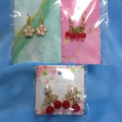 No.39　ピアス3点セット