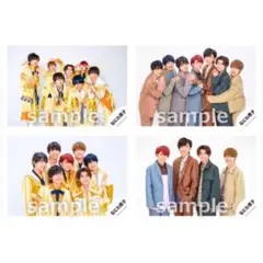 なにわ男子 集合 混合 公式写真 あけおめコン 2021 4枚セット