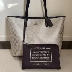 コーチ　COACHトートバッグ　リバーシブル