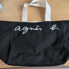 agni's b. 黒 トートバッグ