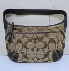 COACH ハンドバッグ G0782-11290ベージュ/ブラウン