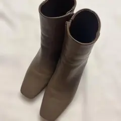 Adam et rope アダムエロペ　ミドルブーツ　ブラウン　スクエアトゥのサムネイル