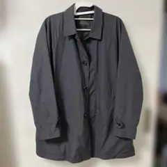 NANO universe ミノテックショートバルカラーコート グレー