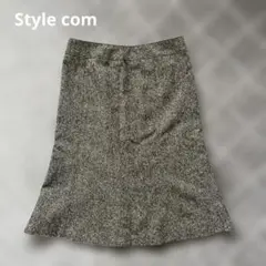 Style com グレー フレアスカート ひざ丈のサムネイル