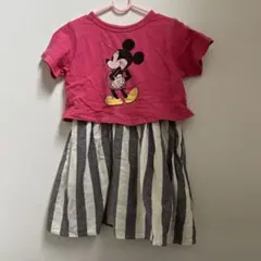 ブリーズ　ミッキーマウス 半袖ワンピース 110