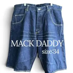 MACKDADDY マックダディ　デニムショートパンツ 00s Y2K 赤耳のサムネイル