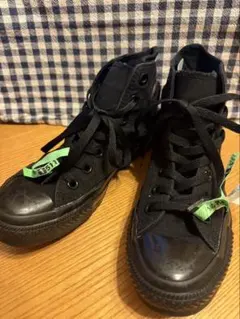 コンバース ブラック ハイカット スニーカー