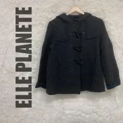 美品】ELLE ダッフルコート フード付き　レディース38サイズのサムネイル