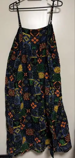 フレアスカート 多色 花柄