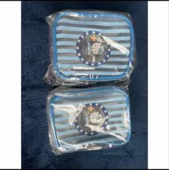 ハローキティ ポーチ 2個セット 青