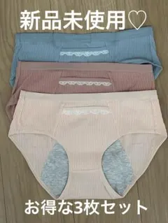 サニタリーショーツ 3色セット XL