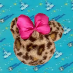 東京ディズニーリゾート ミニー ぬいぐるみチャーム ヒョウ柄