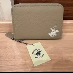 POLO CLUB カードケース　グレージュ　小銭入れ　コインケースのサムネイル