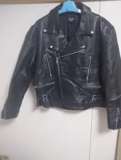 HORN WORKS ダブルライダースジャケット 7L ブラック