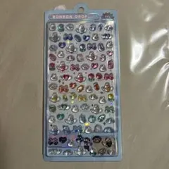 ボンボンドロップシール　ミニ　うさぎ　レインボ天使　クーリア