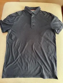 ZARA MAN ダークグレードット柄 ポロシャツ