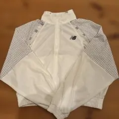 美品 New Balance ホワイト ドット柄 ジャージ