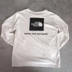 最終価格！150cm ザノースフェイス　ロンT 白