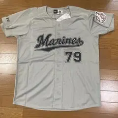 千葉ロッテマリーンズ ユニフォーム Oサイズ グレー #79マーティン