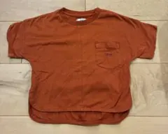 n.o.u.s 半袖Tシャツ ポケット付き テラコッタ