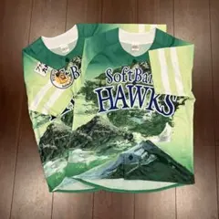 ファイト九州ソフトバンクホークスユニフォームサイズS2枚セット