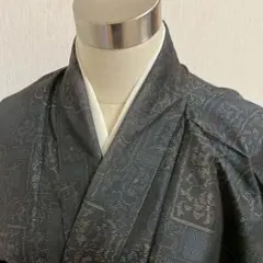 ☆KJ1733 大島紬 身丈155cm 着物 正絹