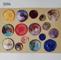 シーリングワックス　シーリングスタンプ　メッセージカード　セット　両面テープ貼付