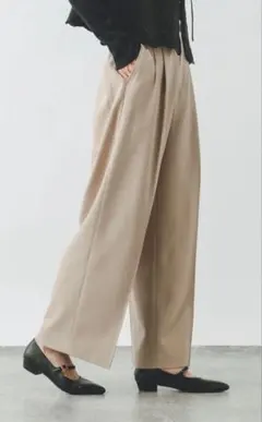 お手入れラクラクセットアップ/ワイドパンツ/600997