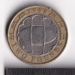 硬貨】イギリス2ポンド：2002年第17回イギリス連邦スポーツ大会記念
