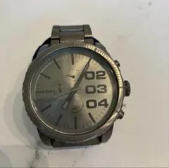 単*筒様 DIESEL アナログ腕時計 シルバー