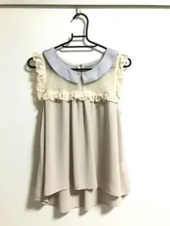 flower/フラワー/レース/ノースリーブ/ブラウス