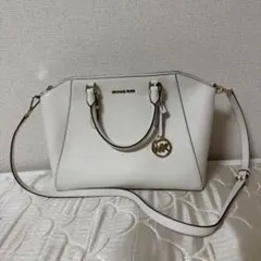 MICHAEL KORS ホワイト 2way ハンドバッグ
