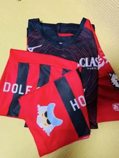北海道コンサドーレ札幌　来場者記念ユニとフード付きタオル【未使用】