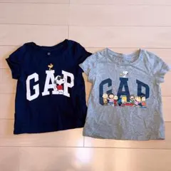 baby GAP スヌーピー　GAPロゴ　Tシャツ　100 2枚のサムネイル