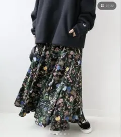 【美品】ジャーナルスタンダードレリューム 花柄 マーメイドスカート