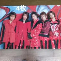①嵐　ポスターメンバー5人　　4枚
