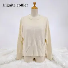 Dignite collier カシミヤ混 ウールニット F オフホワイトのサムネイル