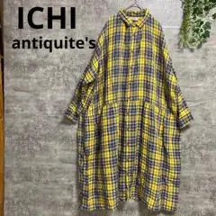 ICHI Antiquitesイチアンティークス タータンチェックワンピースのサムネイル