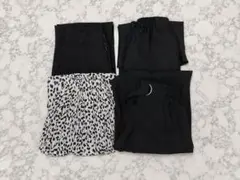 黒系ボトムス4点　まとめ売りのサムネイル