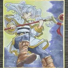 手描きイラスト ファンアート アナログ 原画 No.032 小色紙