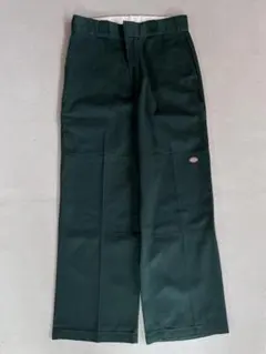 90s メキシコ製 ディッキーズ ダブルニー ハンターグリーン IDEALジップ