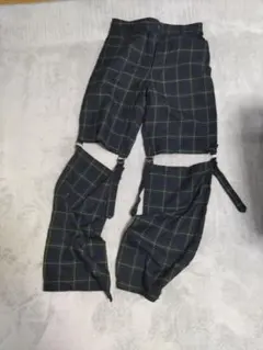 チェック柄カジュアルパンツ