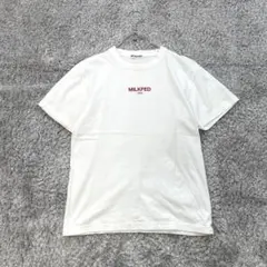 ミルクフェド/ONE/白/半袖Tシャツ/ロゴプリント/コットン/夏/カジュアルのサムネイル