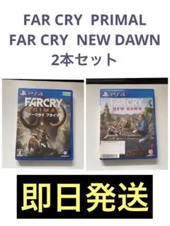 2本セット ‼️Far Cry PrimalとNEW DAWN ファークライPS4