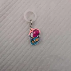 あひるのペックルシリコンリングキーホルダー