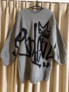 RODEO CROWNS WIDE BOWL グレー ニットセーター