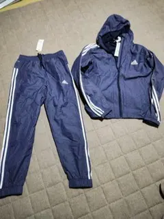 未使用 定価2万 adidas アディダス 裏起毛 ウインドブレーカー 上下